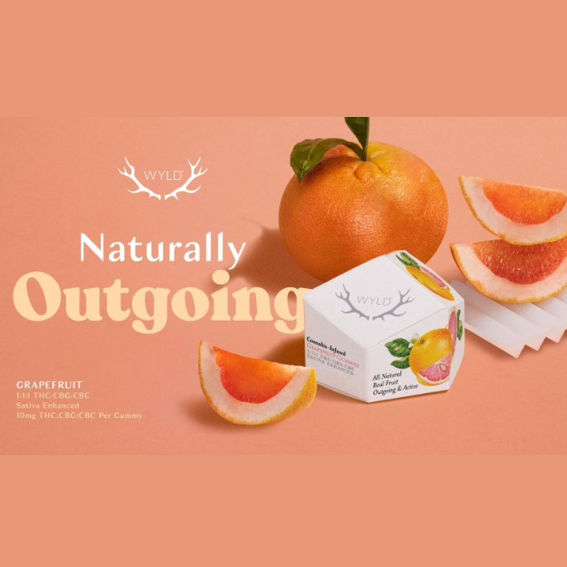 10CT- GRAPEFRUIT- 1:1:1- THC:CBG:CBC- GUMMIES