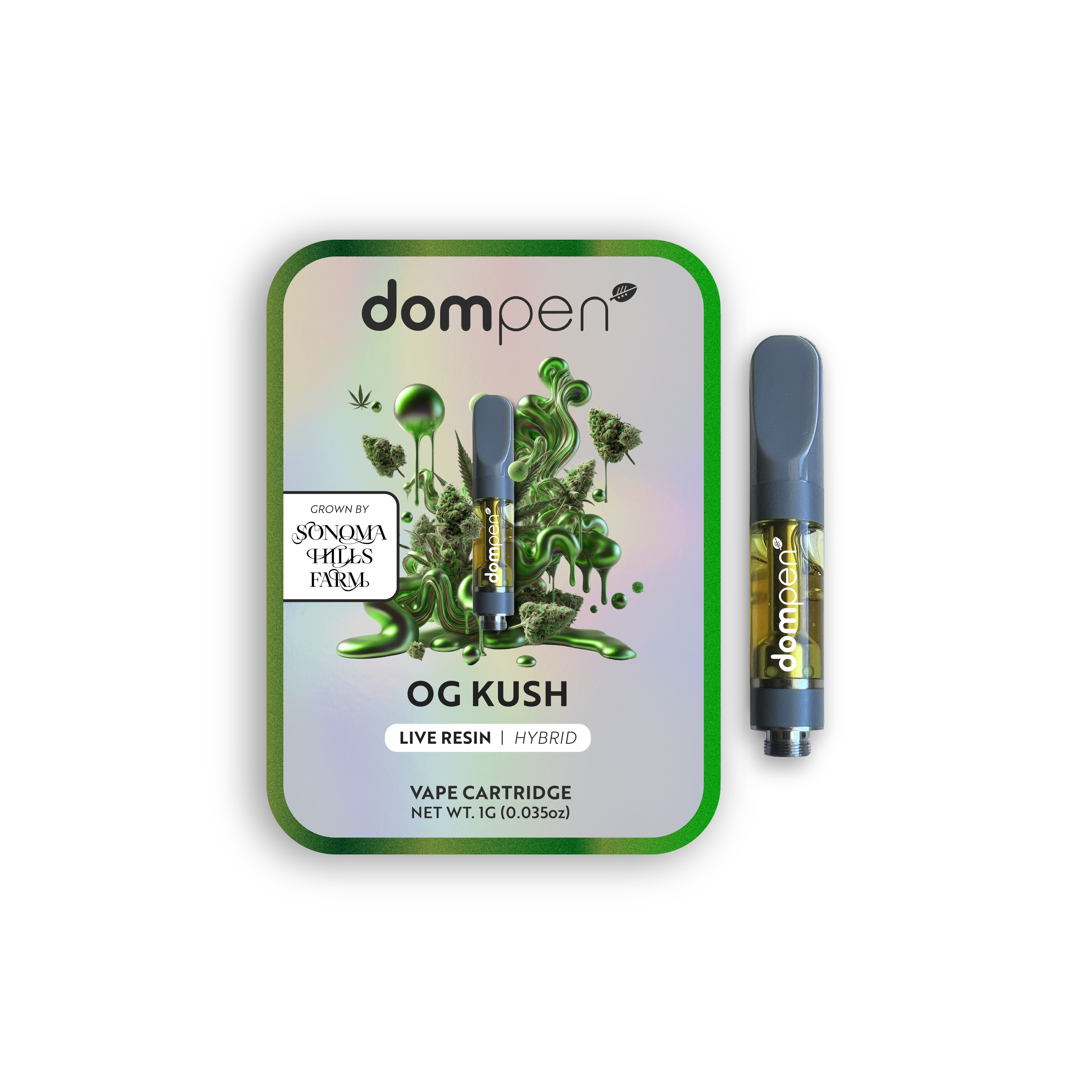 1G- OG KUSH- LIVE RESIN- CARTRIDGE