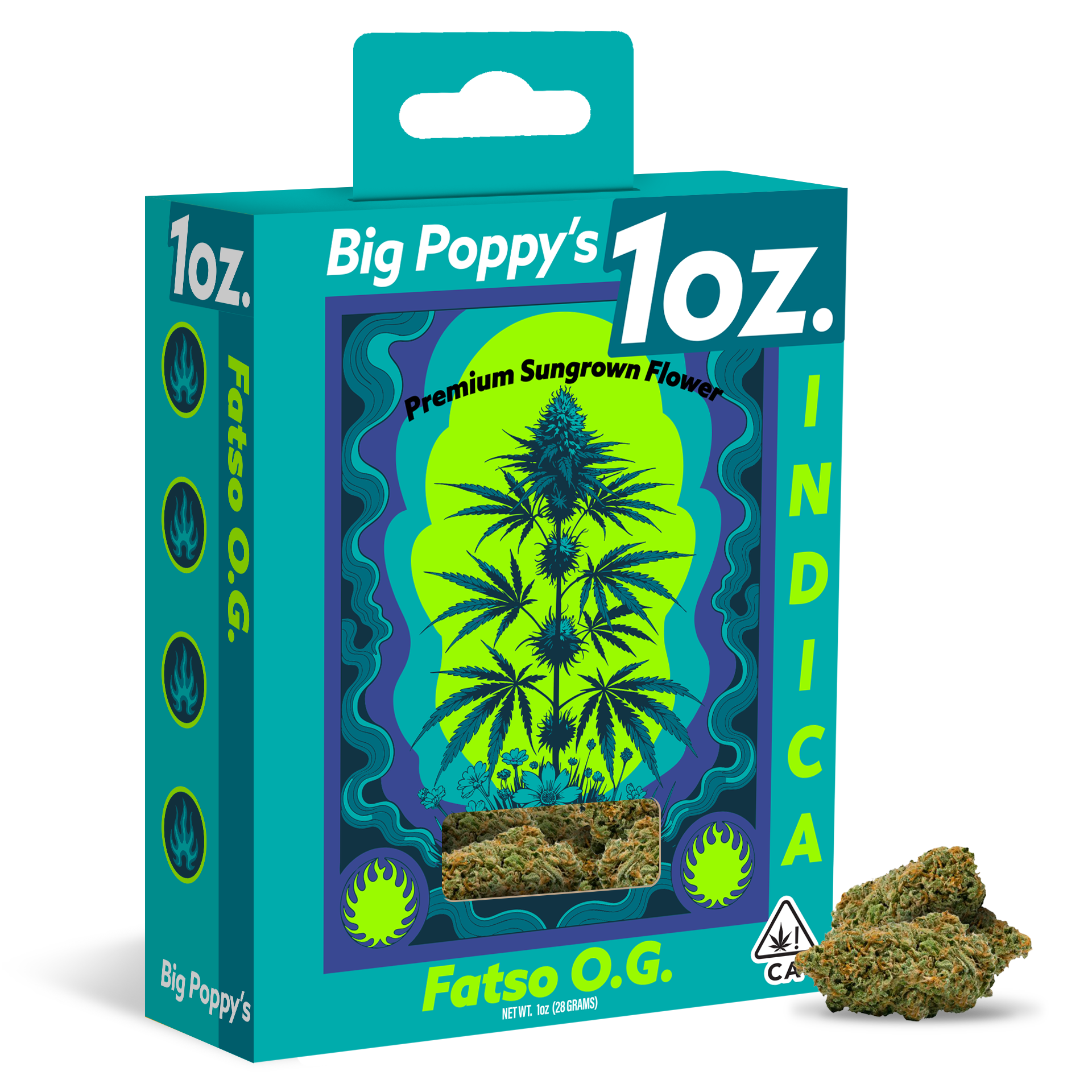 Poppy's - 1 OZ- FATSO OG- SUN GROWN