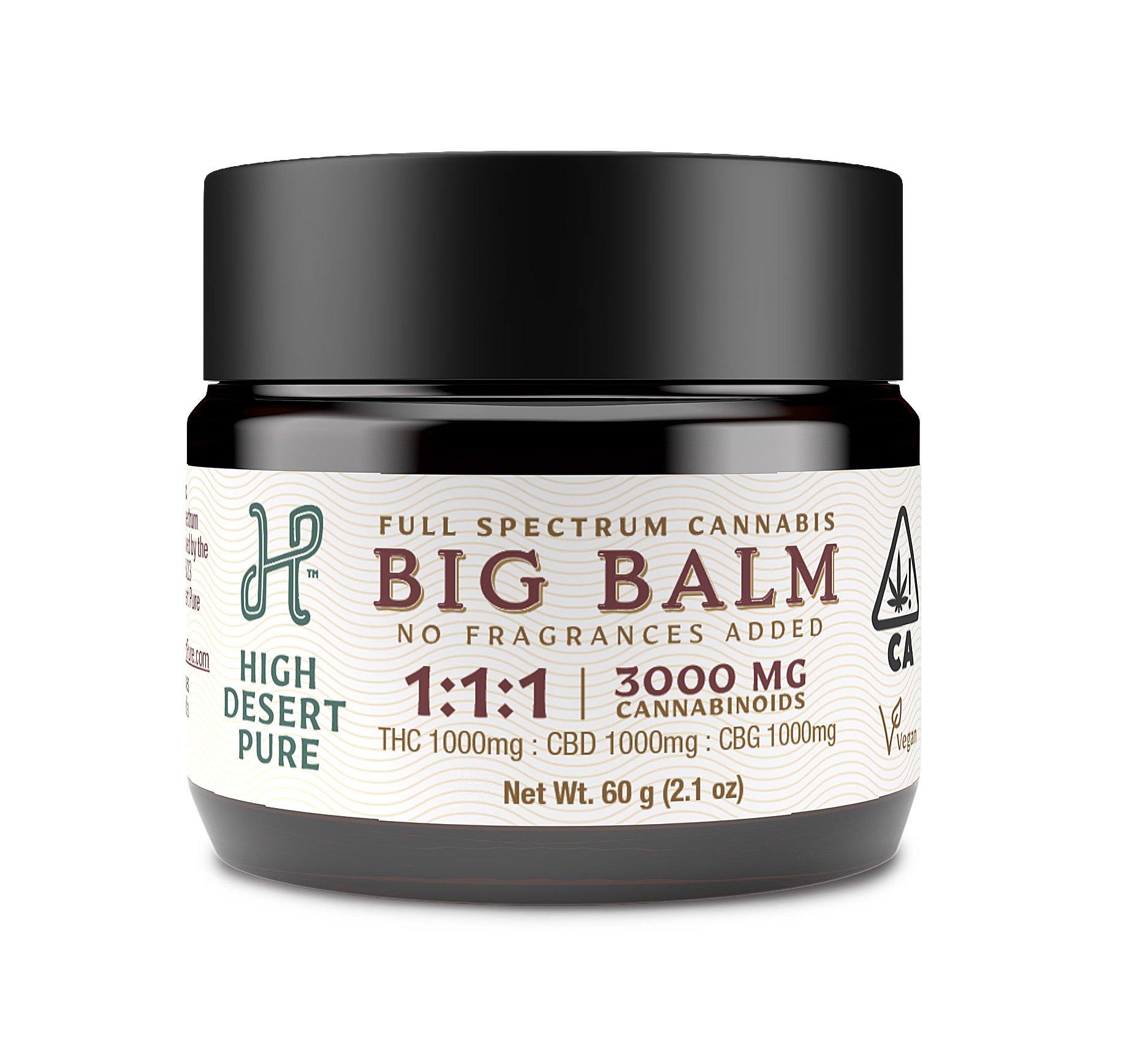 BIG BALM- 1:1:1- THC:CBD:CBG- FULL SPECTRUM