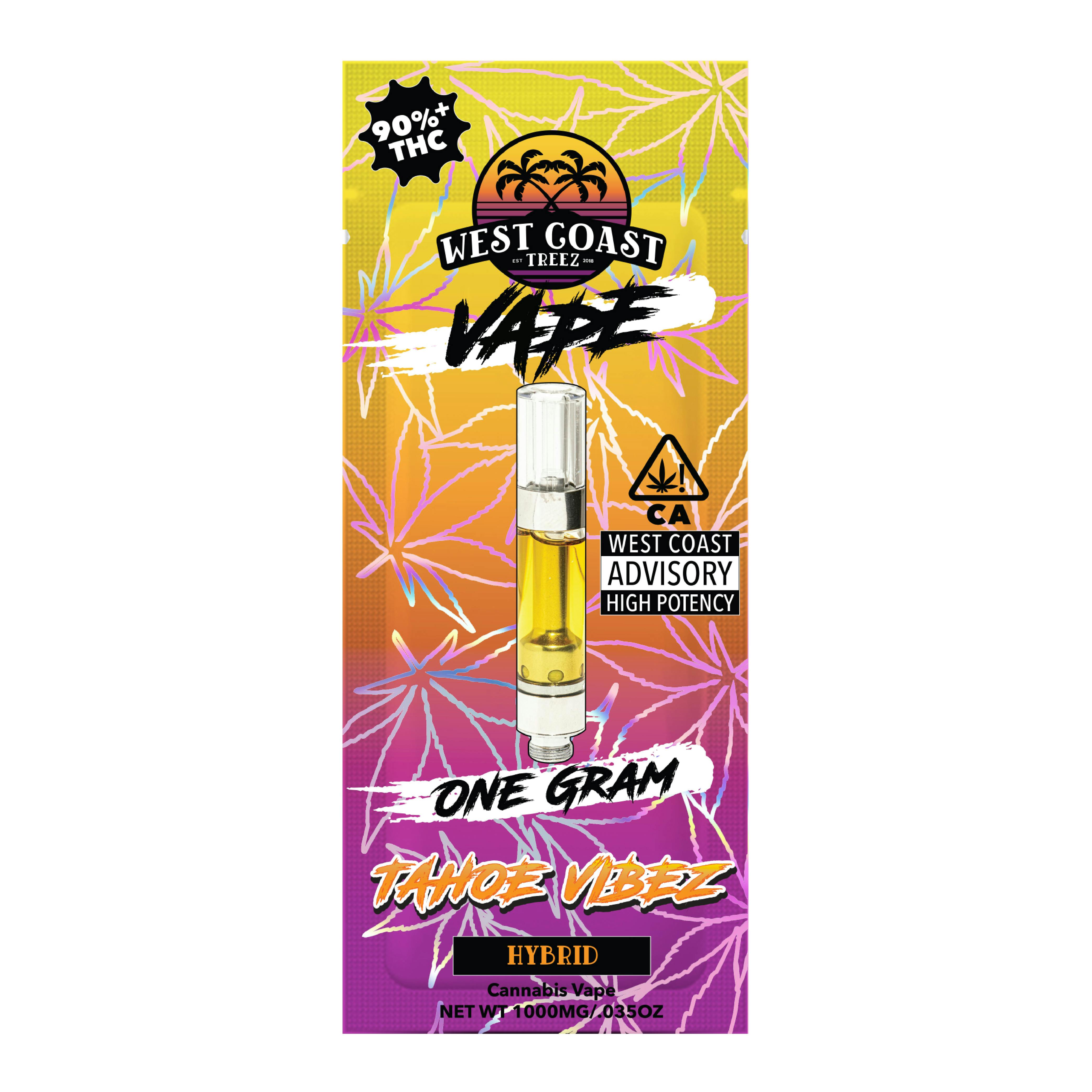 DISCOUNTED- 1G- TAHOE VIBES- HYBRID- CARTRIDGE