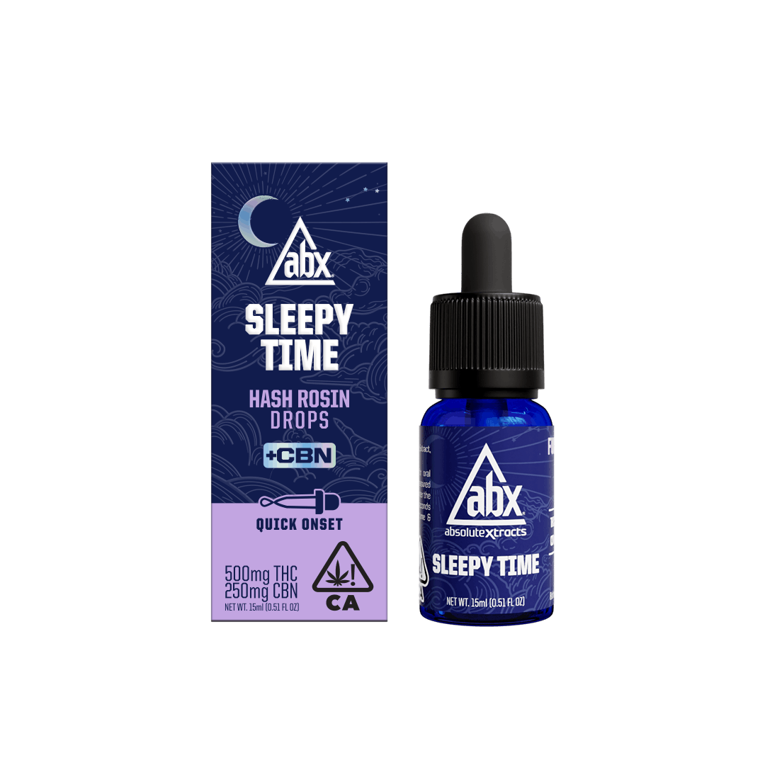 Abx - 15ML- SLEEPY TIME DROPS- HASH ROSIN TINCTURE