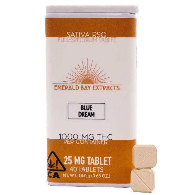 40CT- 25MG- BLUE DREAM- RSO- TABLET