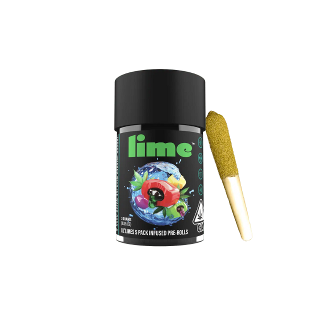 Lime - 5PK- 0.6G- LIL LIMES- GUSHERS- INFUSED