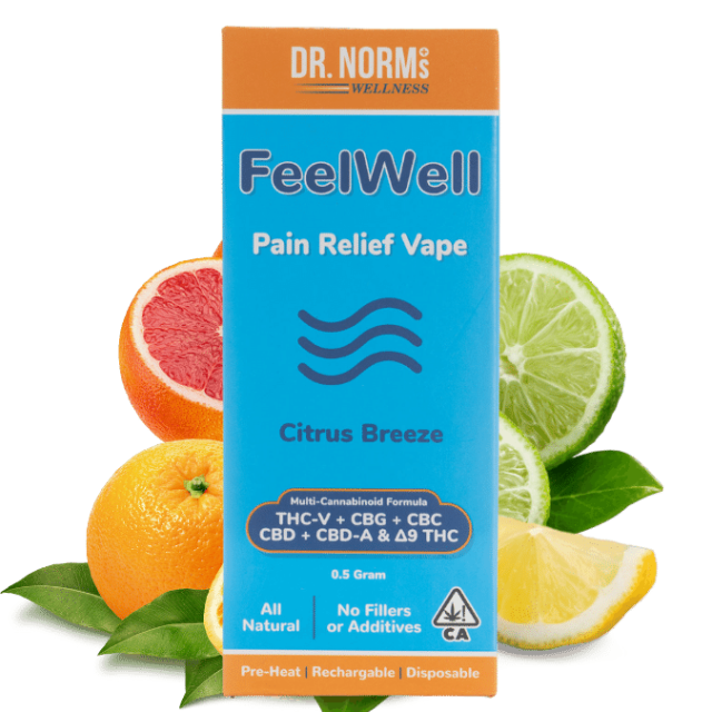 0.5G- FEEL WELL CITRUS BREEZE- PAIN RELIEF- DISPOSABLE