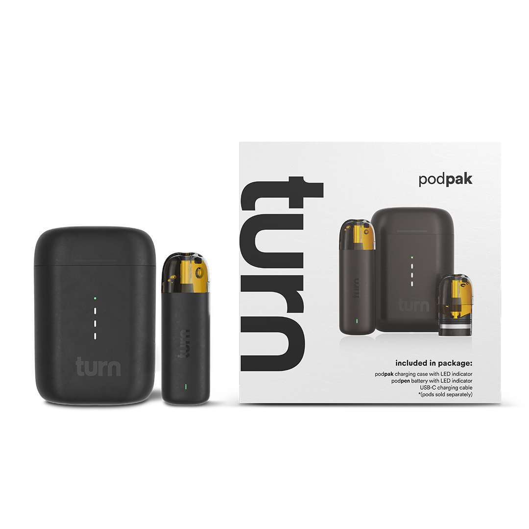 TURN- PODPAK- STEALTH BLACK- BATTERY