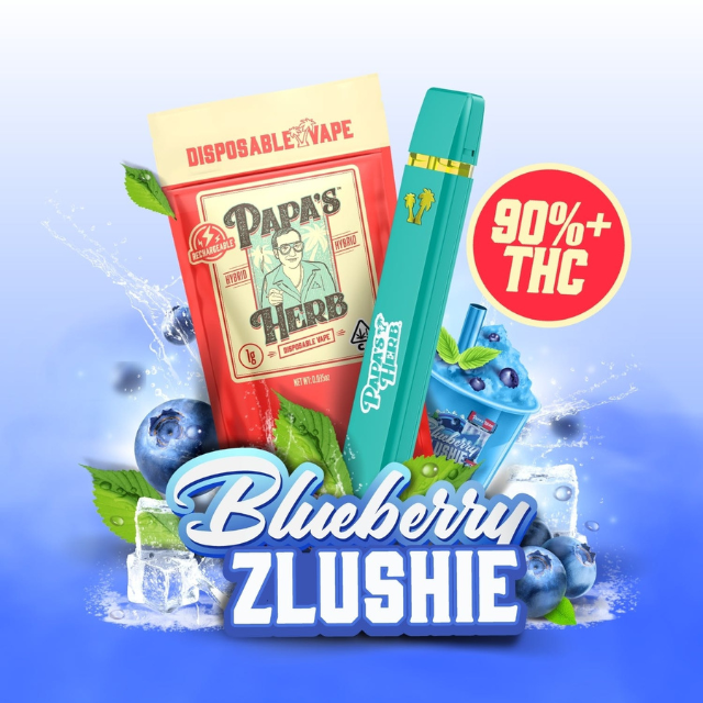 Papa's herb - 1G- BLUEBERRY ZLUSHIE- DISPOSABLE