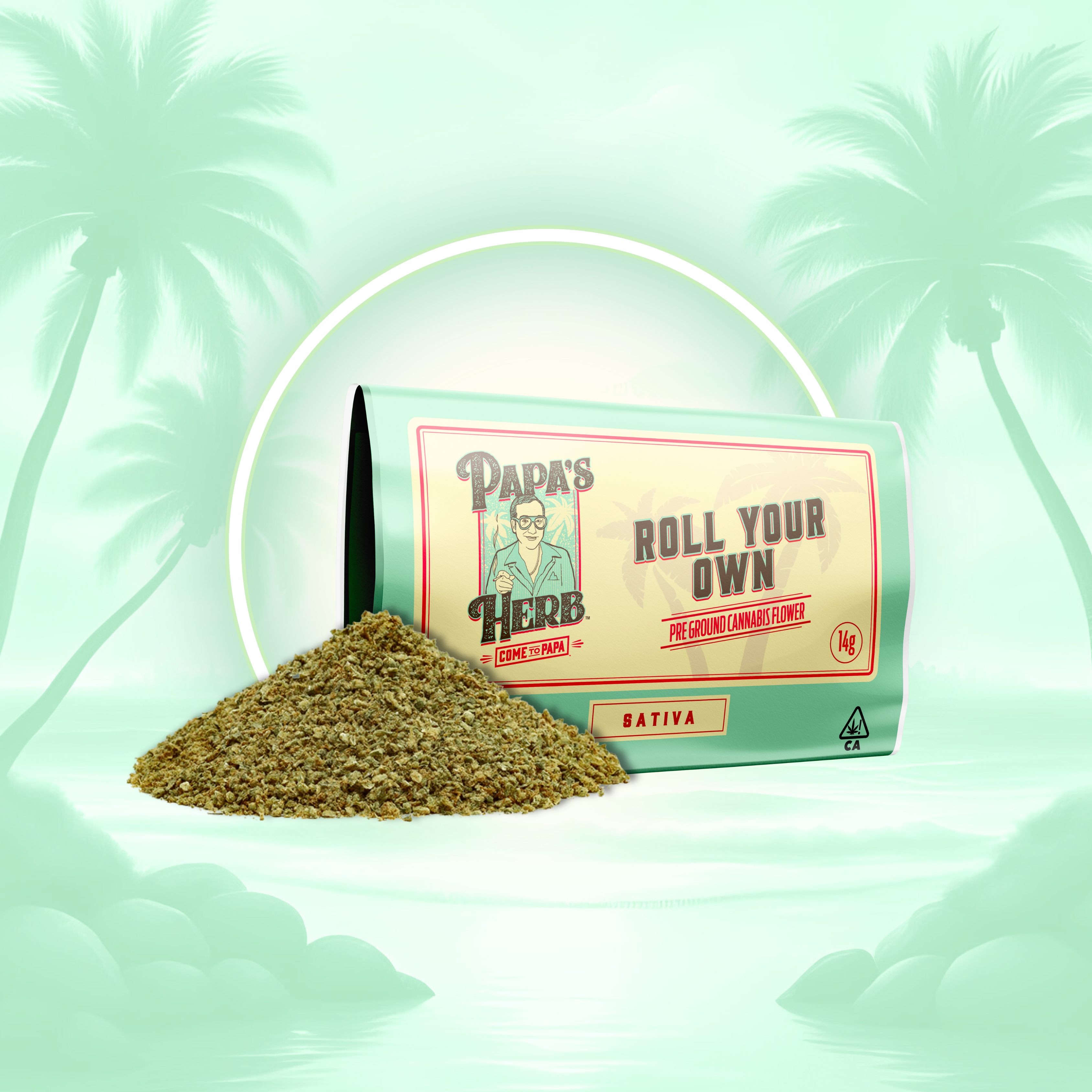 1/2 OZ- SOUR DIESEL- ROLL YOUR OWN- PREGROUND