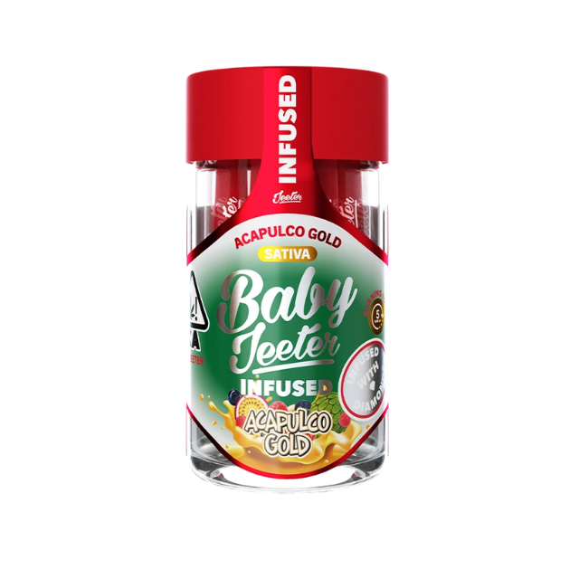 5PK- 0.5G- ACAPULCO GOLD- INFUSED- BABY JEETER
