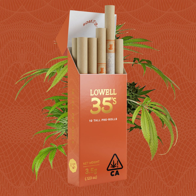 Lowell herb co. - 10PK- LOWELL 35- SUNNY DAZE- PRE ROLLS