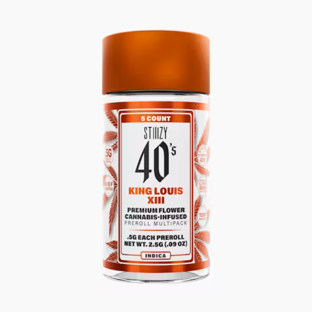 Stiiizy - 5PK- 0.5G- KING LOUIS XIII- 40'S- INFUSED