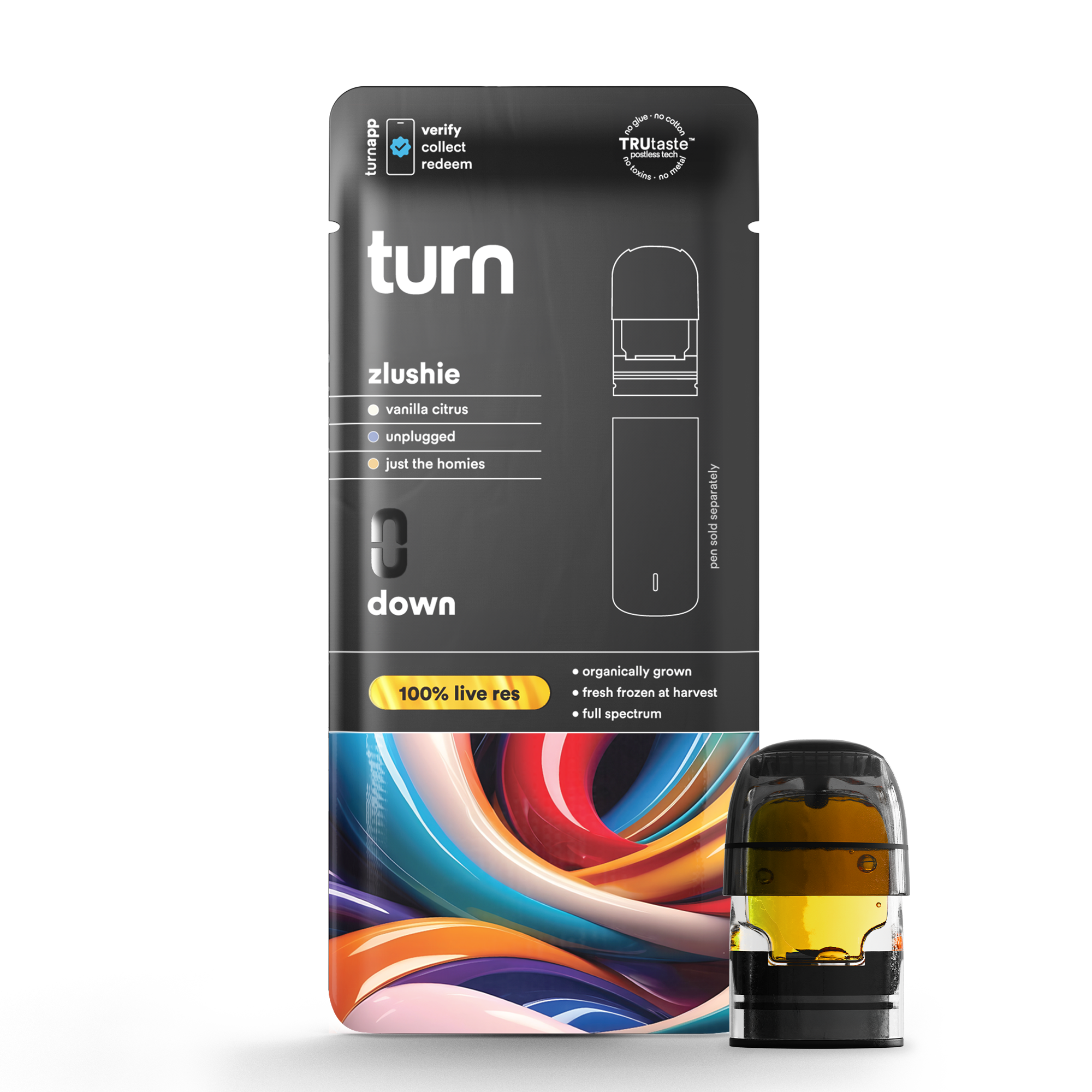 Turn - 1G- ZLUSHIE- LIVE RESIN- POD Main Image