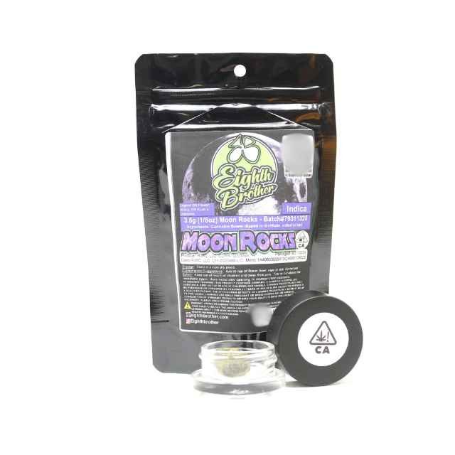 1/8 OZ- MOON ROCKS- KUSH MINTZ- INFUSED FLOWER