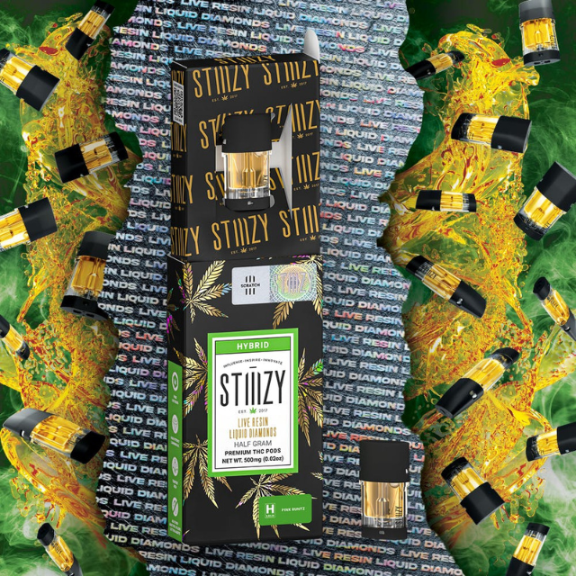 Stiiizy - 0.5G- PINK RUNTZ- LIVE RESIN LIQUID DIAMONDS- POD