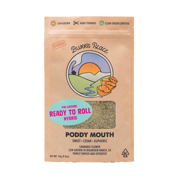 1/2 OZ- PODDY MOUTH- SHAKE- SUN GROWN
