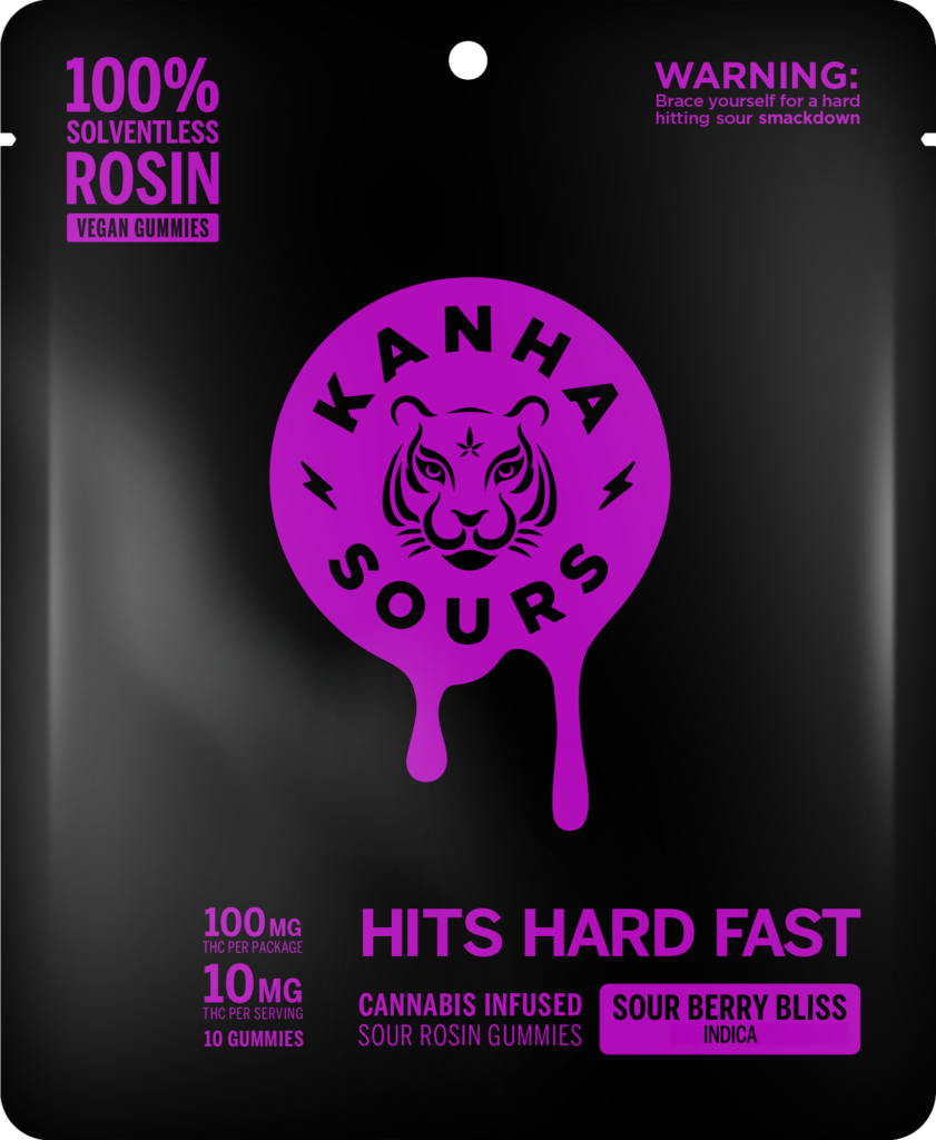 Kanha - 10CT- SOUR BERRY BLISS- NANO ROSIN GUMMIES