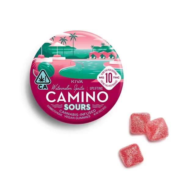 10CT- WATERMELON SPRITZ- GUMMIES- SOURS