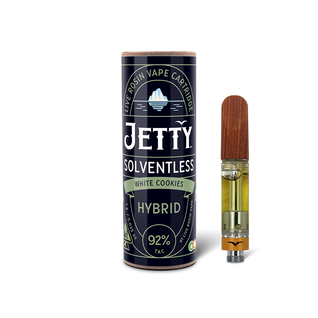 Jetty - 1G- WHITE COOKIES- OCAL SOLVENTLESS- CARTRIDGE Main Image