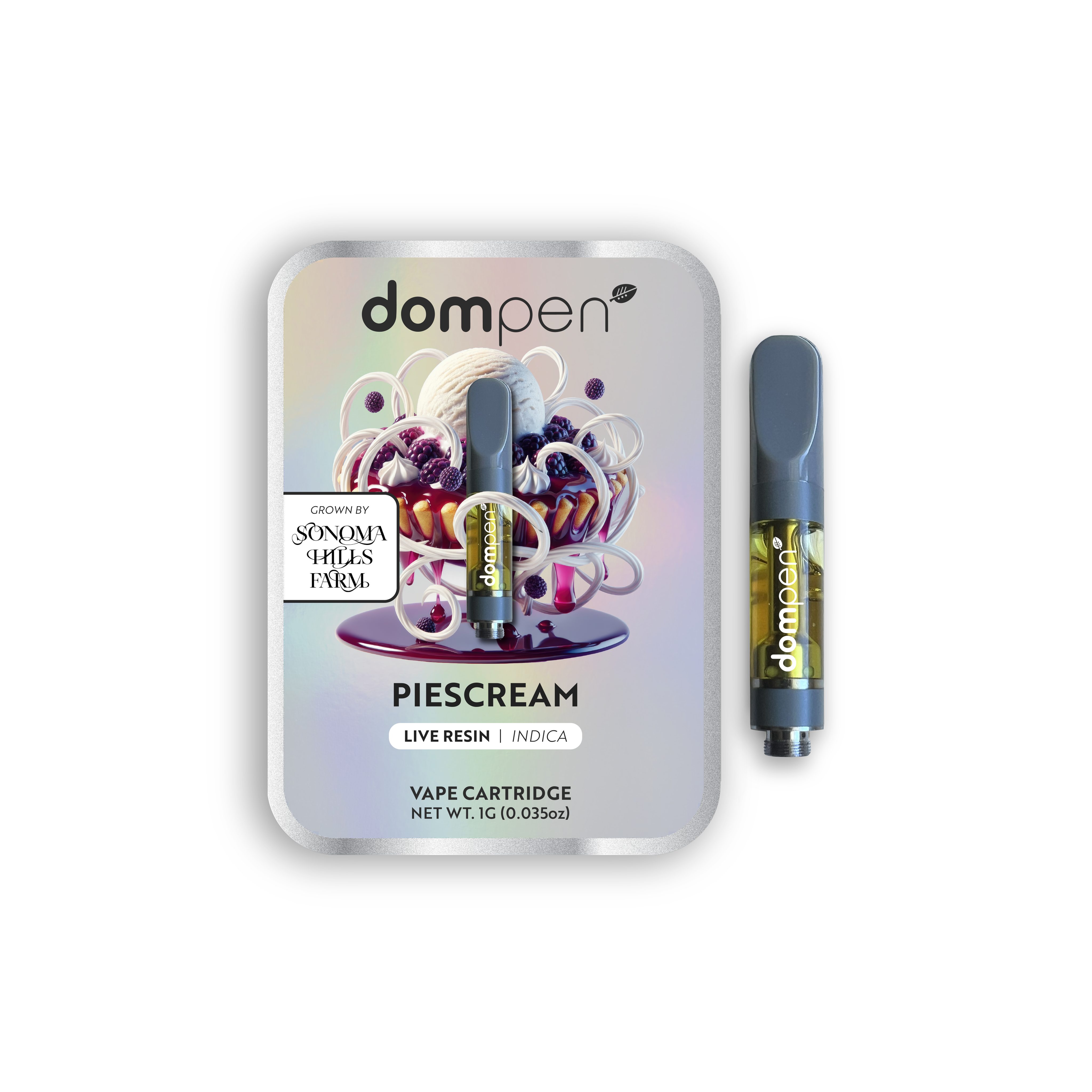 1G- PIESCREAM- LIVE RESIN- CARTRIDGE