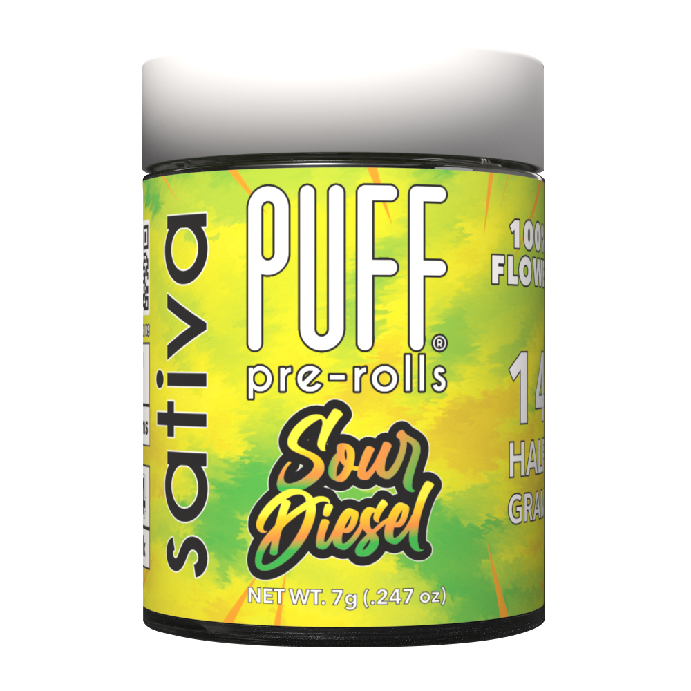 14PK- 0.5G- SOUR DIESEL- PRE-ROLLS