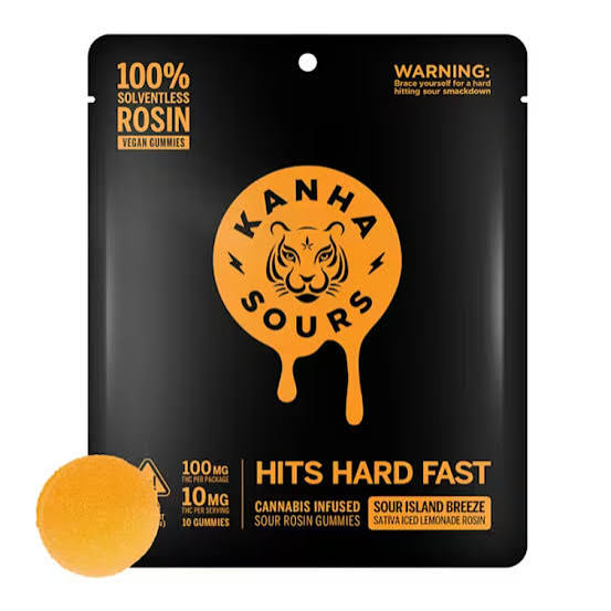 10CT- SOUR ISLAND BREEZE- NANO ROSIN GUMMIES