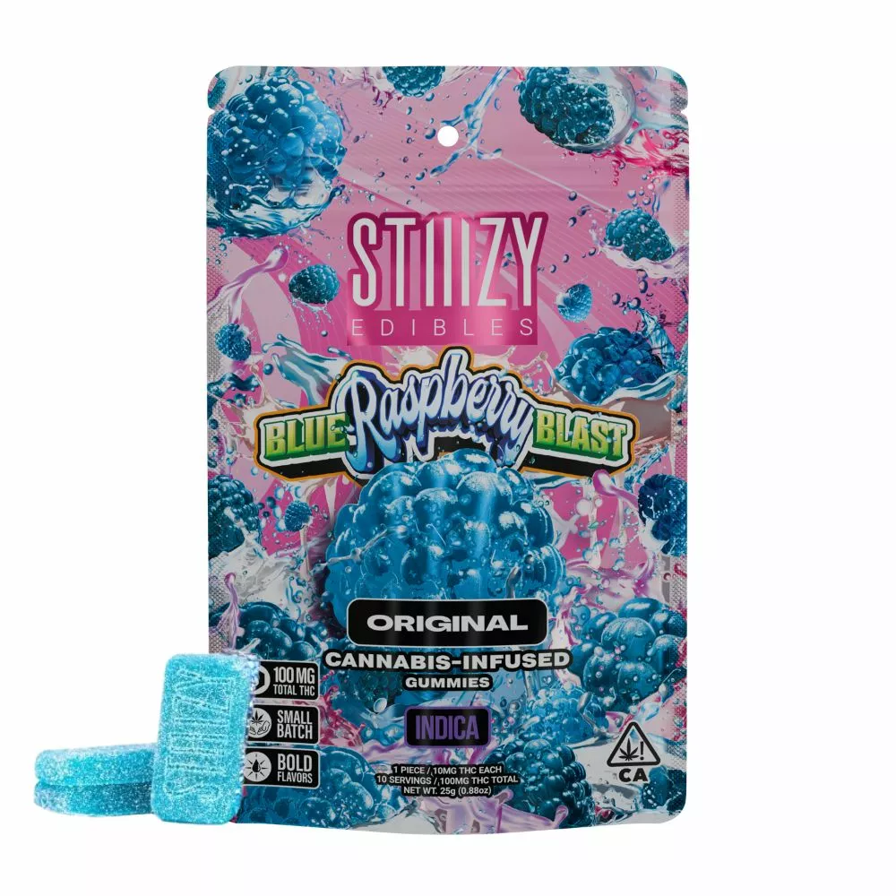 Stiiizy - 10CT- BLUE RASPBERRY BLAST- GUMMIES