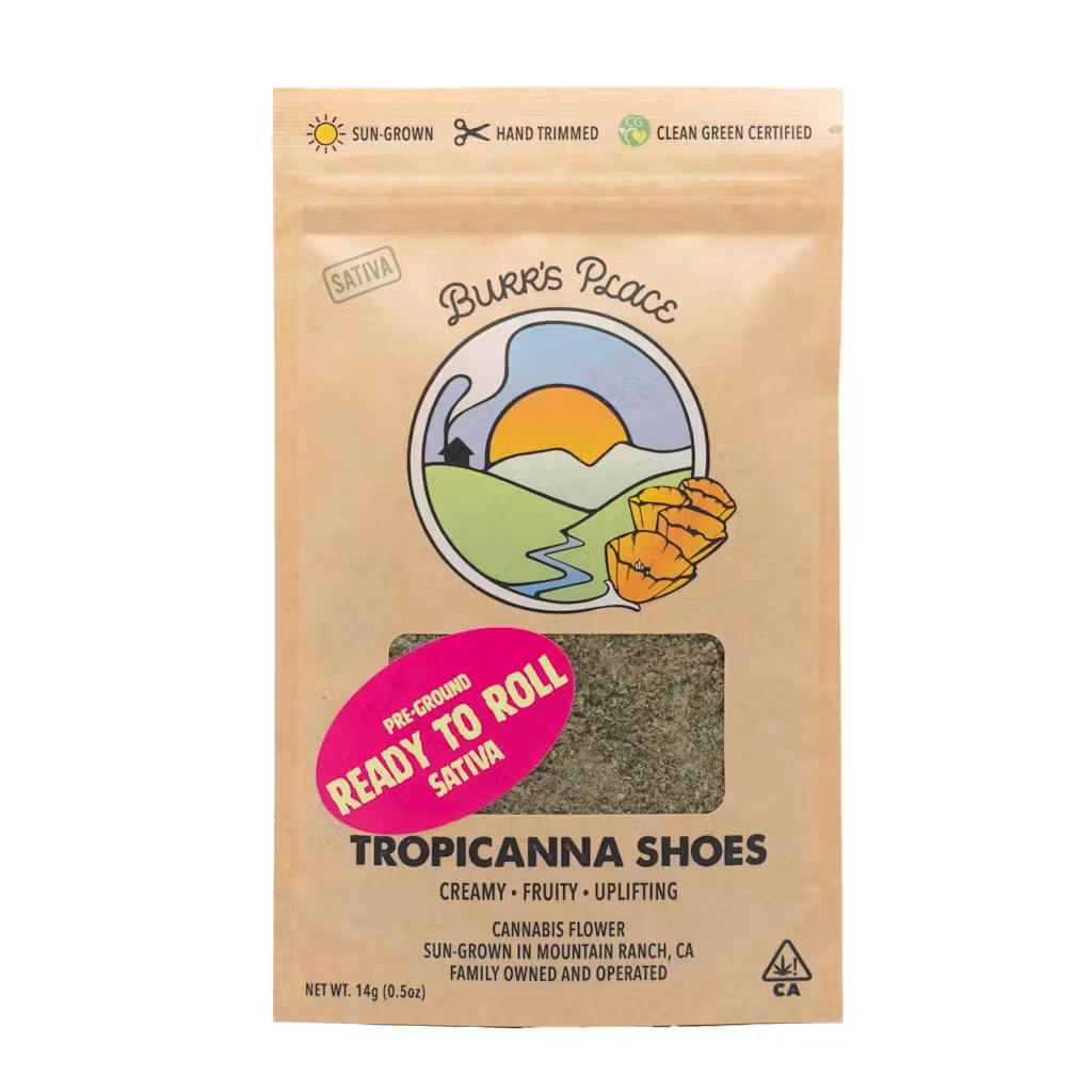 Burr's place - 1/2 OZ- TROPICANA SHOES- SHAKE- SUN GROWN Main Image
