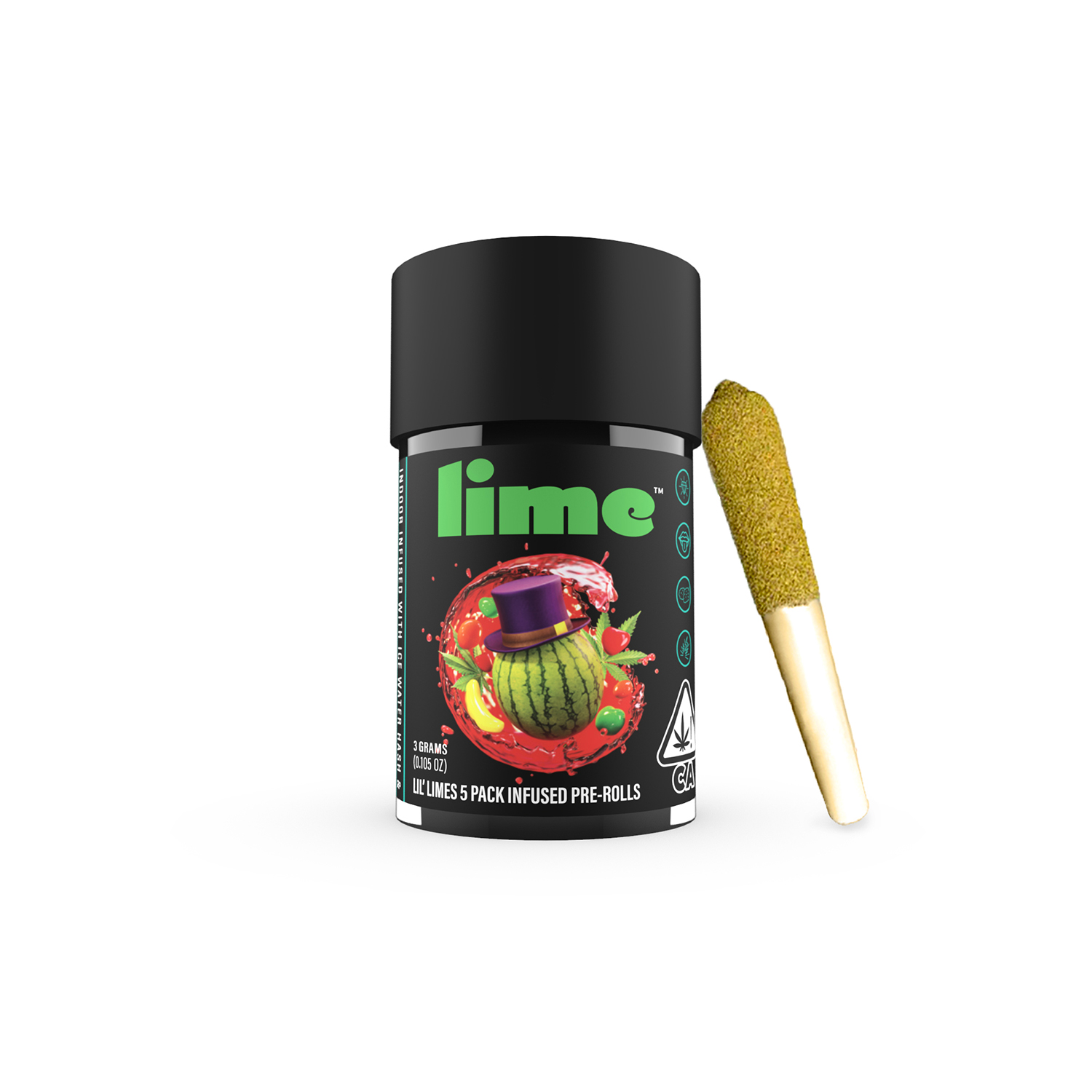 5PK- 0.6G- LIL LIMES- WATERMELON RUNTZ- INFUSED