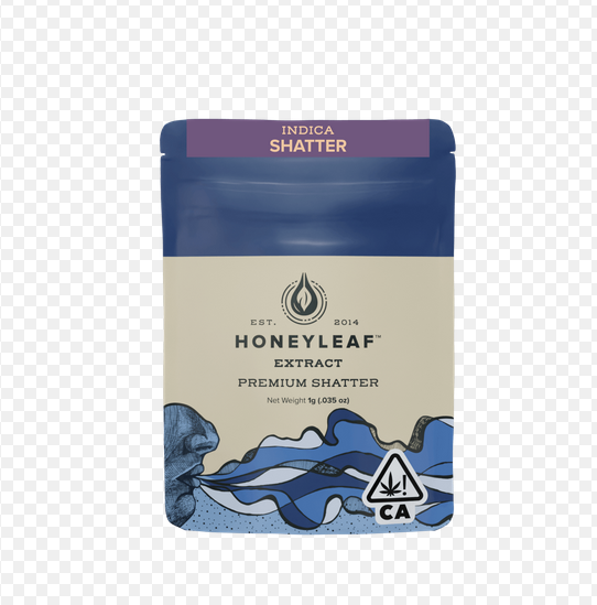 Honeyleaf - 1G- BLUEBERRY ACAI- PREMIUM SHATTER
