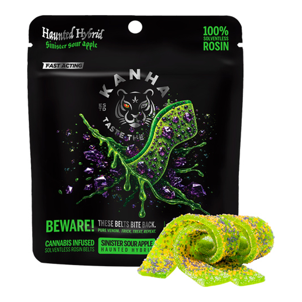 4CT- SINISTER SOUR APPLE- LIVE ROSIN BELTS