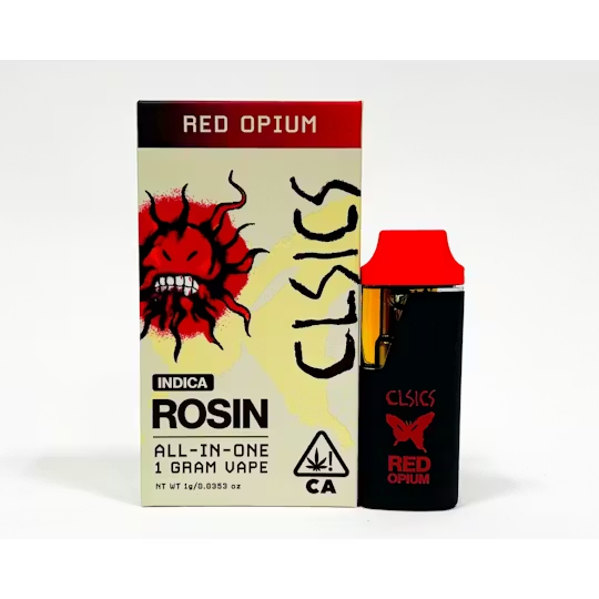 Clsics - 1G- RED OPIUM- ROSIN DISPOSABLE Main Image