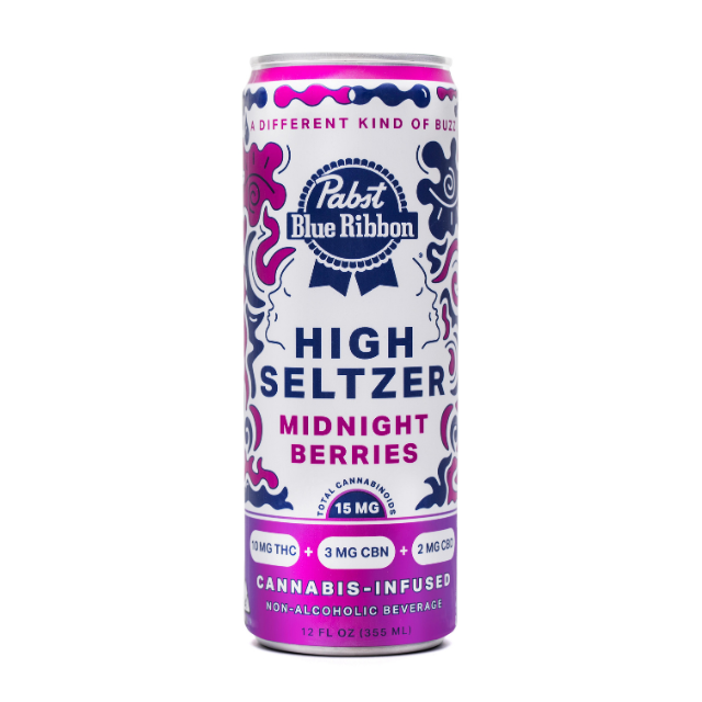 Pabst blue ribbon - SINGLE- PBR- MIDNIGHT BERRIES- HIGH SELTZER