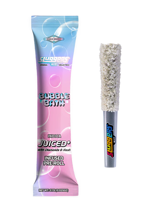 0.7G- BUBBLE BATH- DIAMONDS & HASH- INFUSED PREROLL