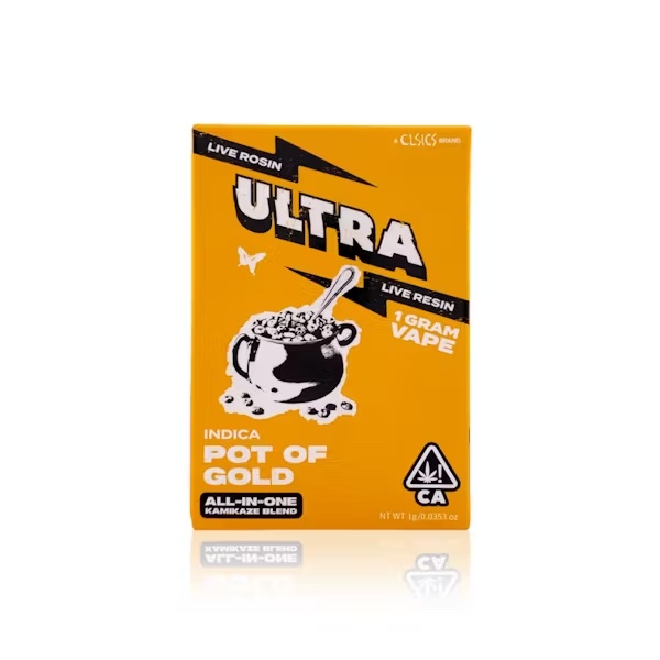 Ultra - 1G- POT OF GOLD- LIVE ROSIN & LIVE RESIN- DISPOSABLE