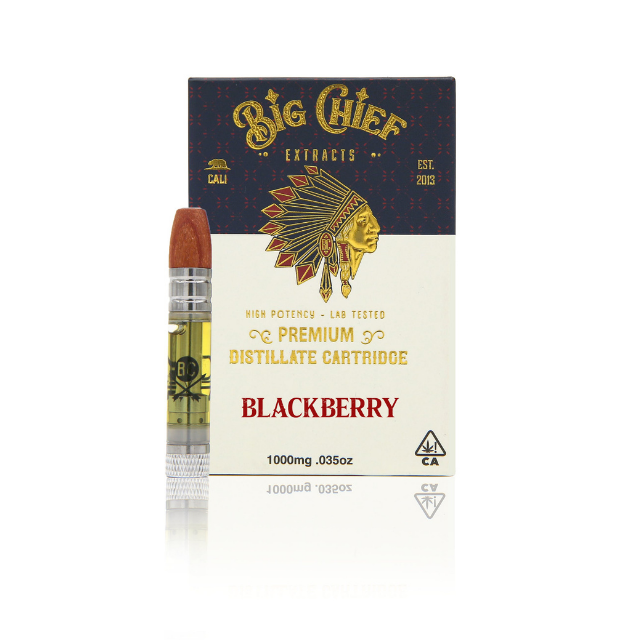 Big chief - 1G- BLACKBERRY KUSH- CARTRIDGE