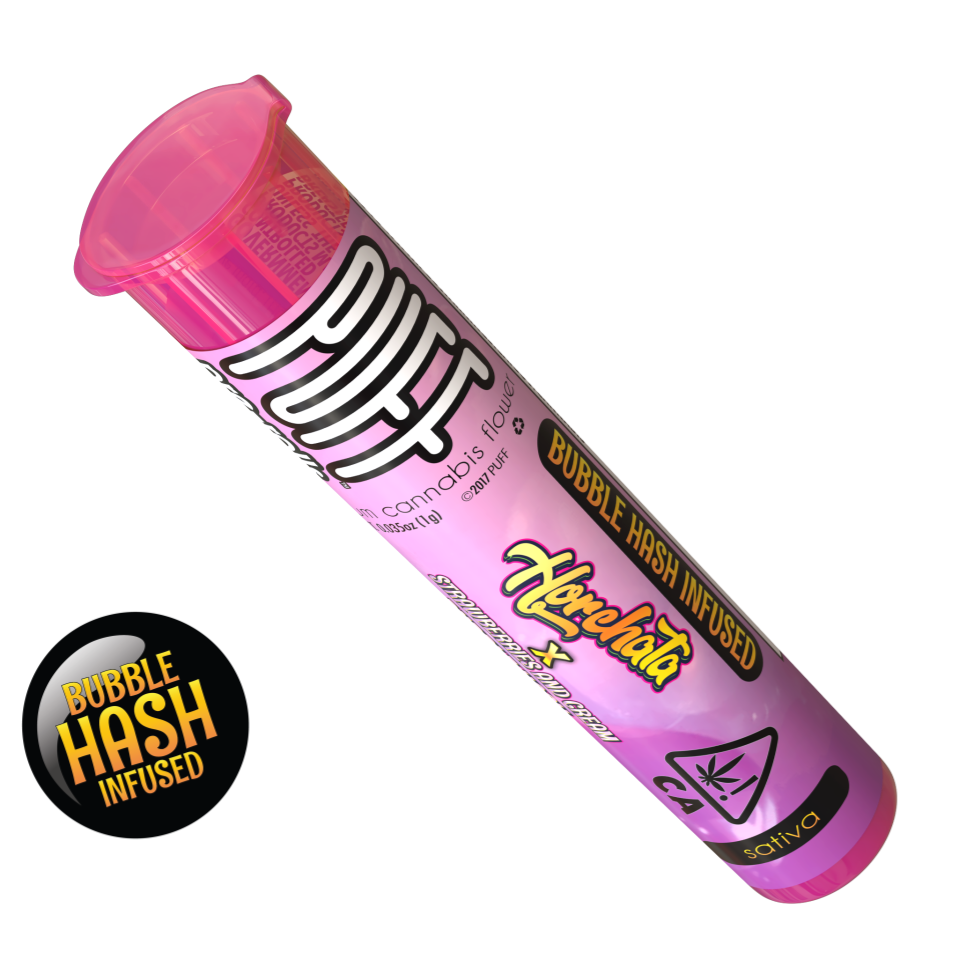 1G- HORCHATA X STRAWBERRIES AND CREAM- HASH INFUSED- PREROLL