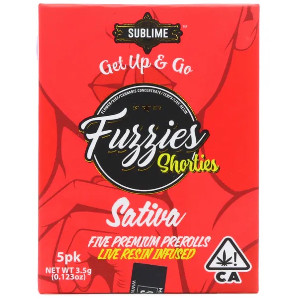 Fuzzies - 5PK- 0.7G- TANGELO SUNRISE- INFUSED SHORTIES Main Image
