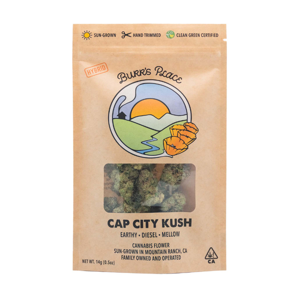 1/2 OZ- CAP CITY KUSH- SUN GROWN