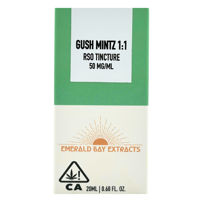 Emerald bay extracts - 20ML- GUSH MINTZ- CBD 1:1- RSO TINCTURE