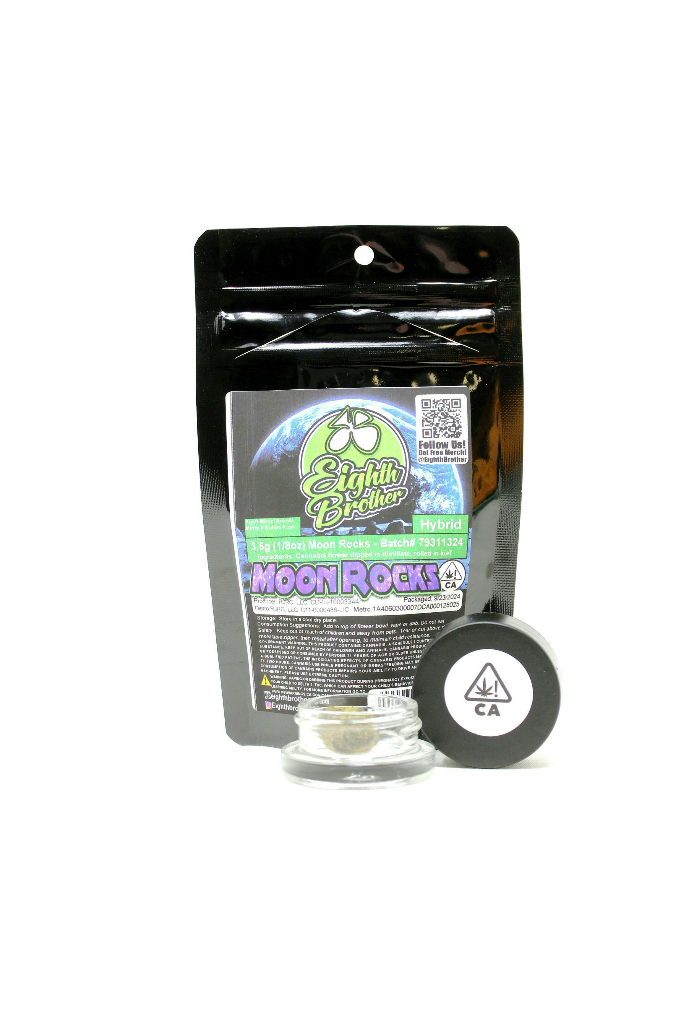 1/8 OZ- MOON ROCKS- KUSH MINTZ- INFUSED FLOWER