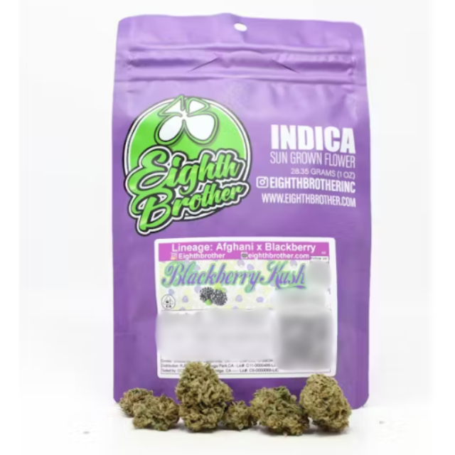 1/2 OZ- BLACKBERRY KUSH- SUN GROWN