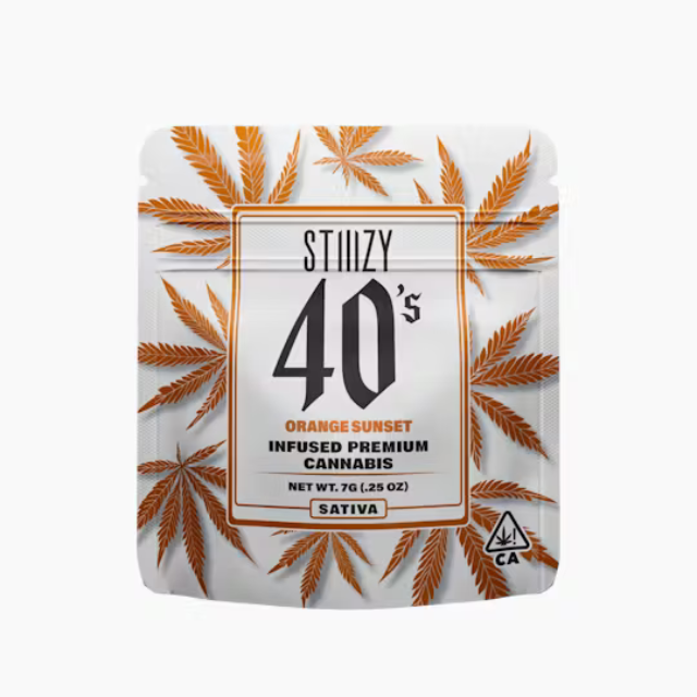 Stiiizy - 1/4 OZ- ORANGE SUNSET- INFUSED PREMIUM INDOOR SMALLS