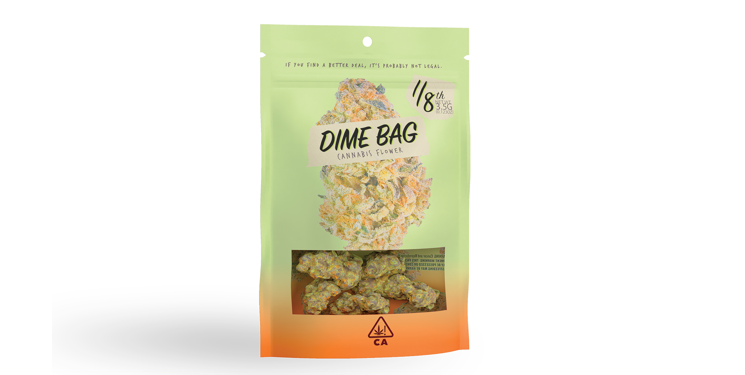 Dime bag - 1/8 OZ- GUSH MINTZ- LIGHT ASSIST