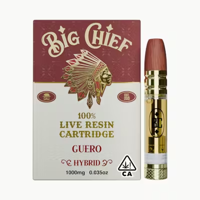 Big chief - 1G- GUERO- LIVE RESIN- CARTRIDGE