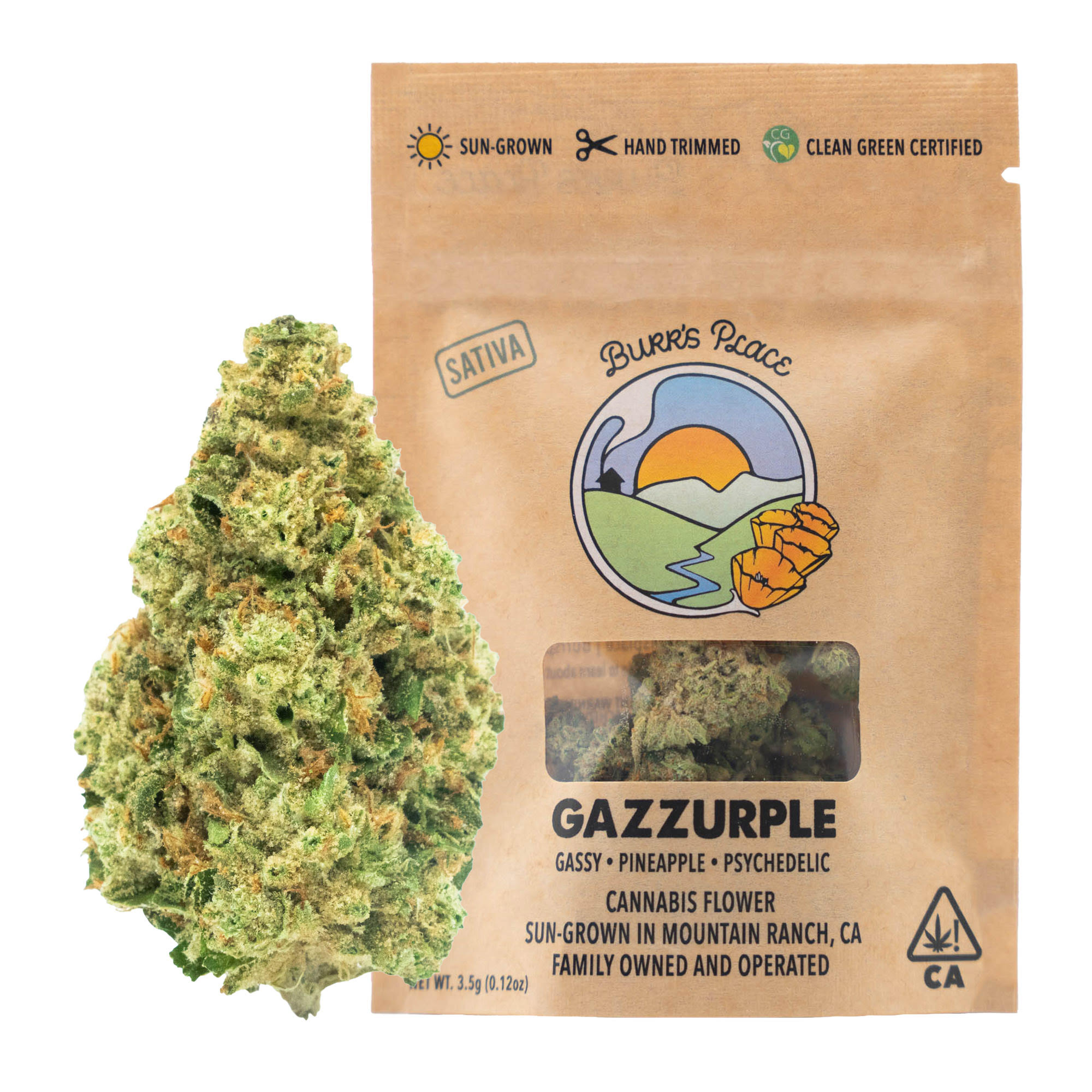 1/8 OZ- GAZZURPLE- SUN GROWN