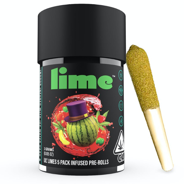 Lime - 5PK- 0.6G- LIL LIMES- WATERMELON RUNTZ- INFUSED