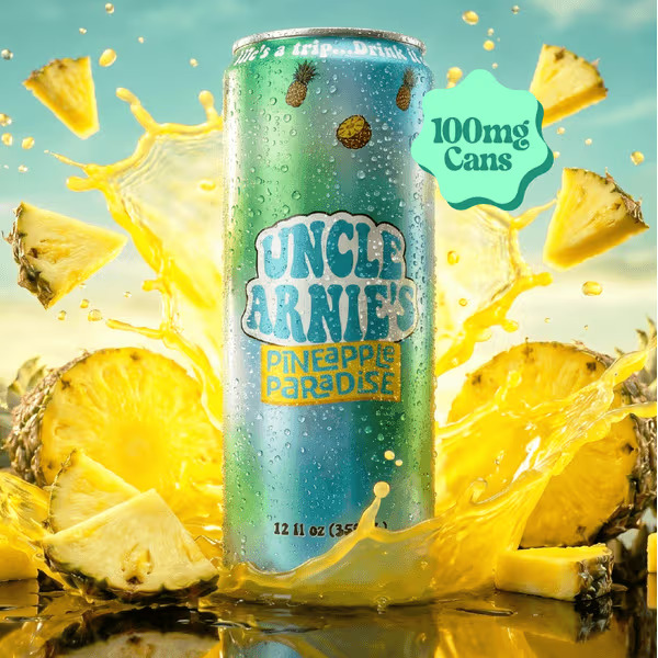 Uncle arnie's - 12 FLOZ- 100MG- PINEAPPLE PARADISE Main Image