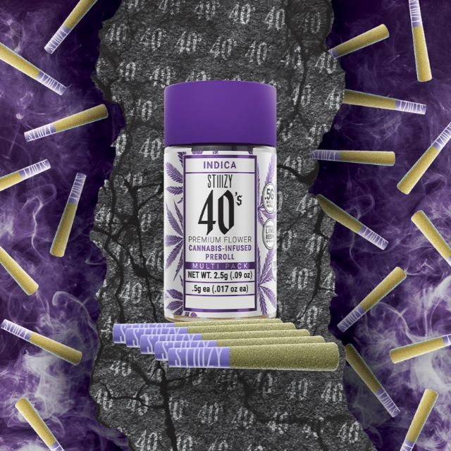 Stiiizy - 5PK- 0.5G- PURPLE PUNCH- 40'S- INFUSED