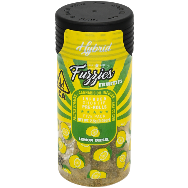 Fuzzies - 5PK- 0.5G- LEMON DIESEL- DELIGHTS- INFUSED