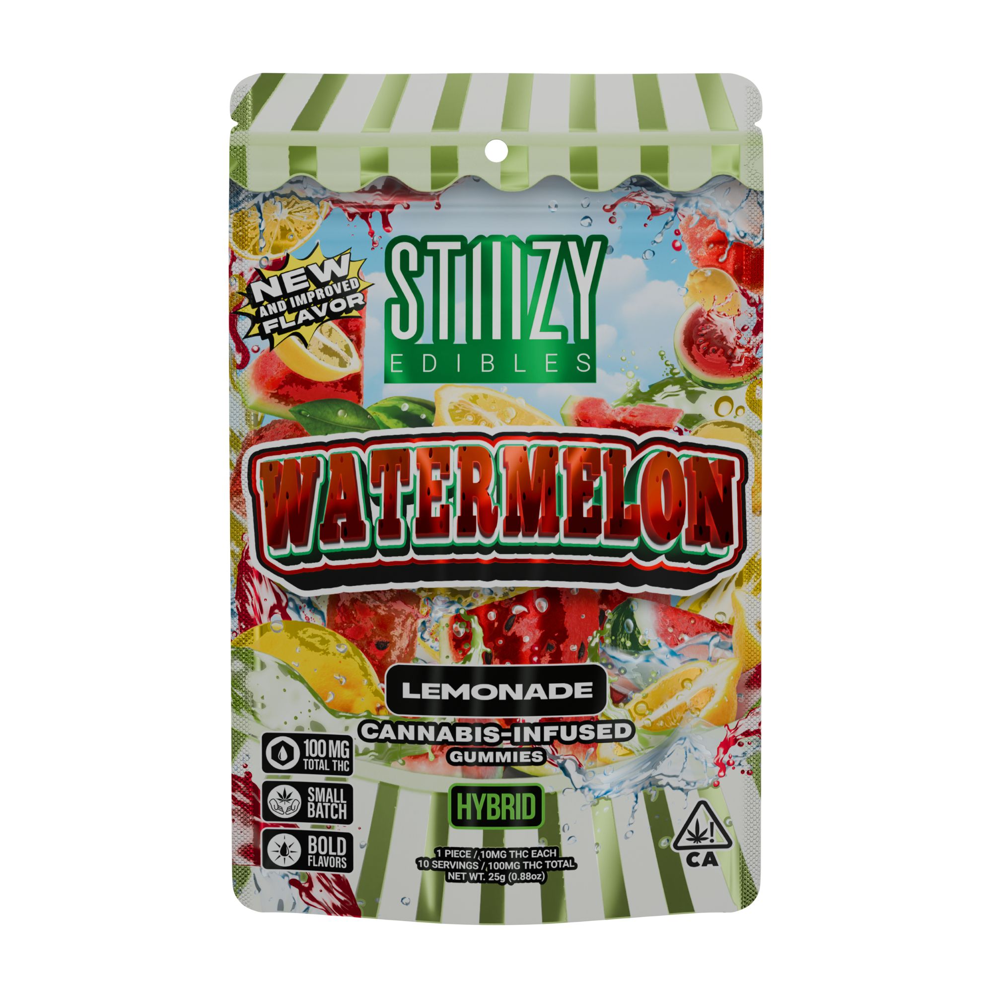 Stiiizy - 10CT- WATERMELON LEMONADE- GUMMIES
